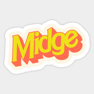 Midge Sticker